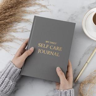感恩日记本英文版my daily self care journal gratitude diary