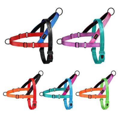 Reflective Nylon Dog Harness Pet Dogs Training Harnesses No