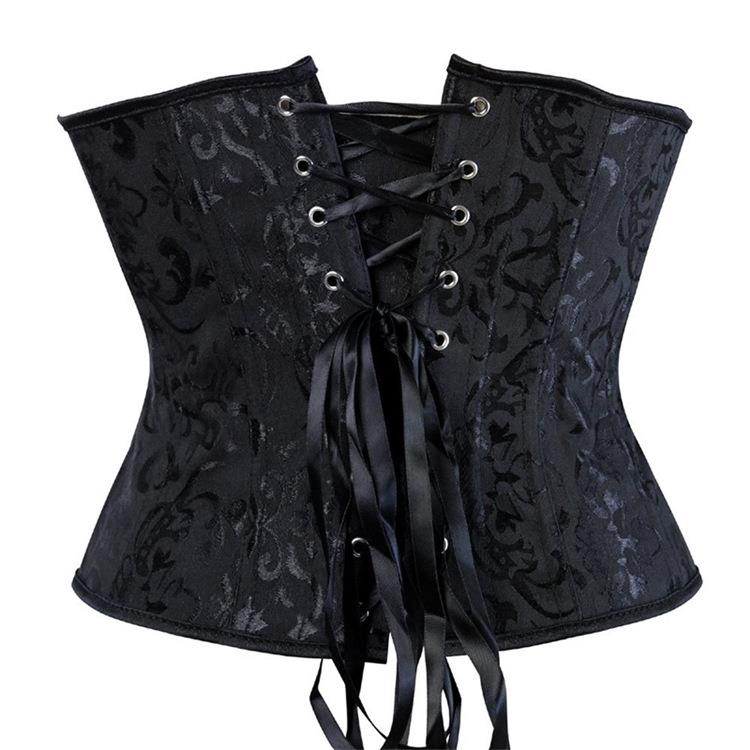 Gothic Sexy Underbust Corset Waist Trainer Slimming Lingerie