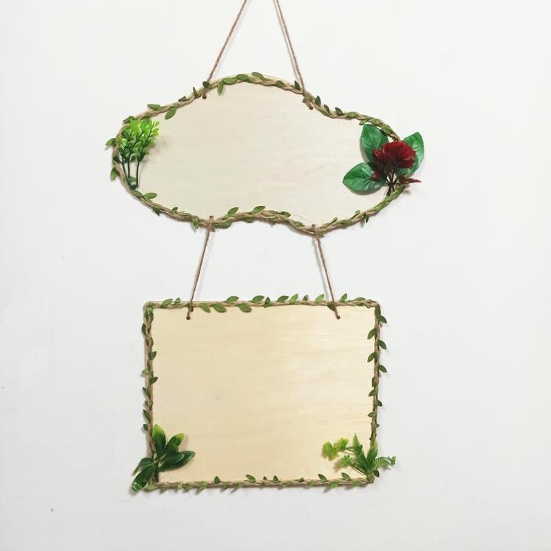 幼儿园木质区角规则牌儿童区域活动指示牌标识牌创意区角吊饰装饰