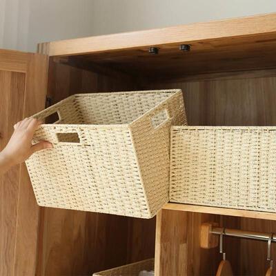 Storage basket desktop receives box toy arrange basket