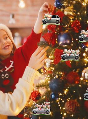 Christmas Tree Pendent Hanging Decoration PVC DIY Name Perso