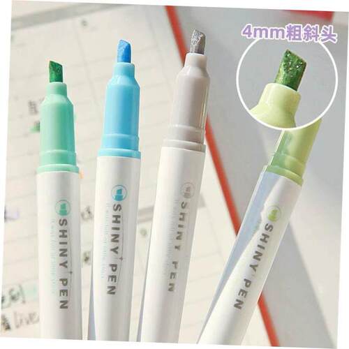 Color highlighter a set of 10 color marker pens荧光记号笔