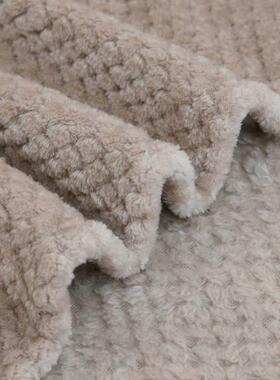 pure flannel coral fleece blanket bed cover safa throws 毛毯