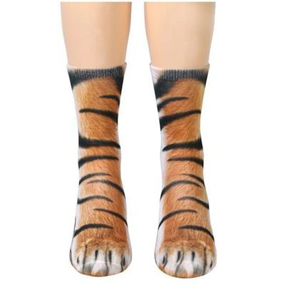 Unisex Funny Print Animal Paw Sole Socks Kawaii Cute Casual