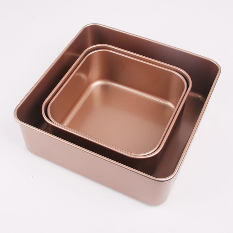 Square Oven Pan Tray Cake Bread Plate baking mold 正方形烤盘