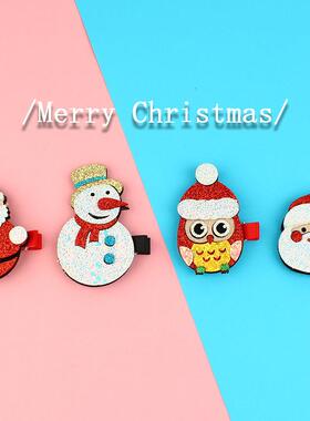 Christmas children's hair accessories candy hairpin Mick