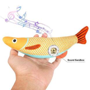 Cat Toy Catnip 3D Simulation Fish Goldfish Kitten Toys Pillo