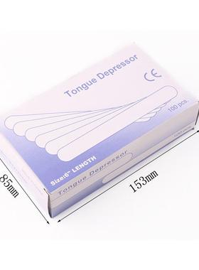 50PCS Wooden Waxing Spatula Tongue Depressor Tattoo Wax Medi