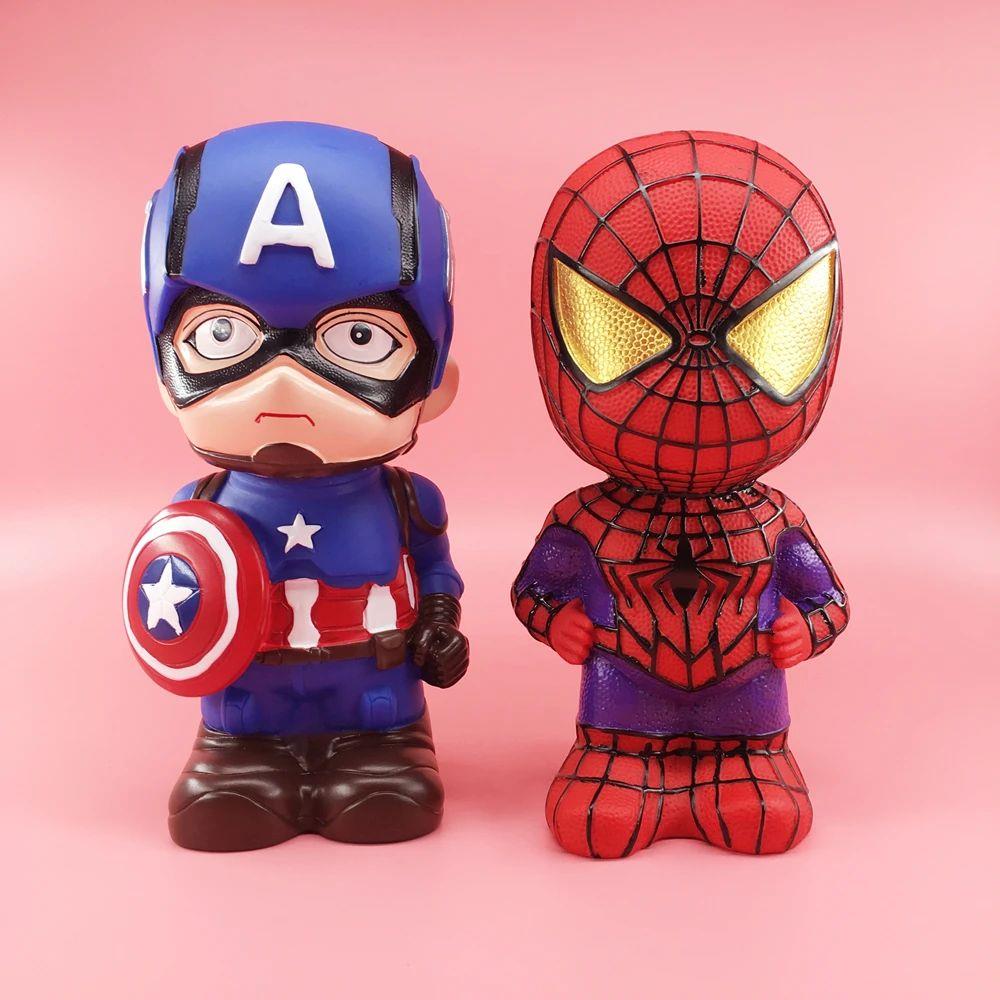 Superhero Spiderman Piggy Bank For Kids Boys Birthday Gift T