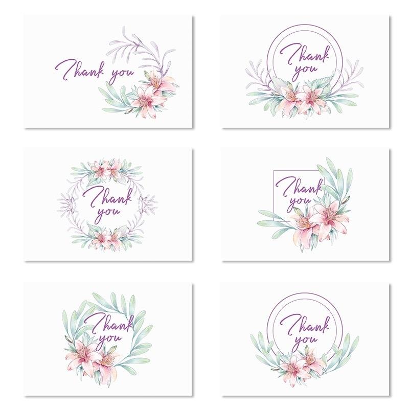 thank you card pack空白小清新感谢卡 small thankyou cards卡片