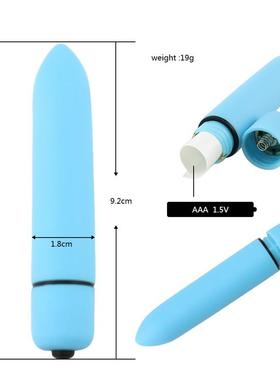 9 Colors 10 Speed Mini Bullet Dildo Vibrator Clitoris Stimul