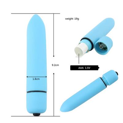 9 Colors 10 Speed Mini Bullet Dildo Vibrator Clitoris Stimul