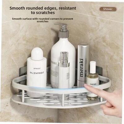 bathroom shelf toilet storage rack no punching shower racks