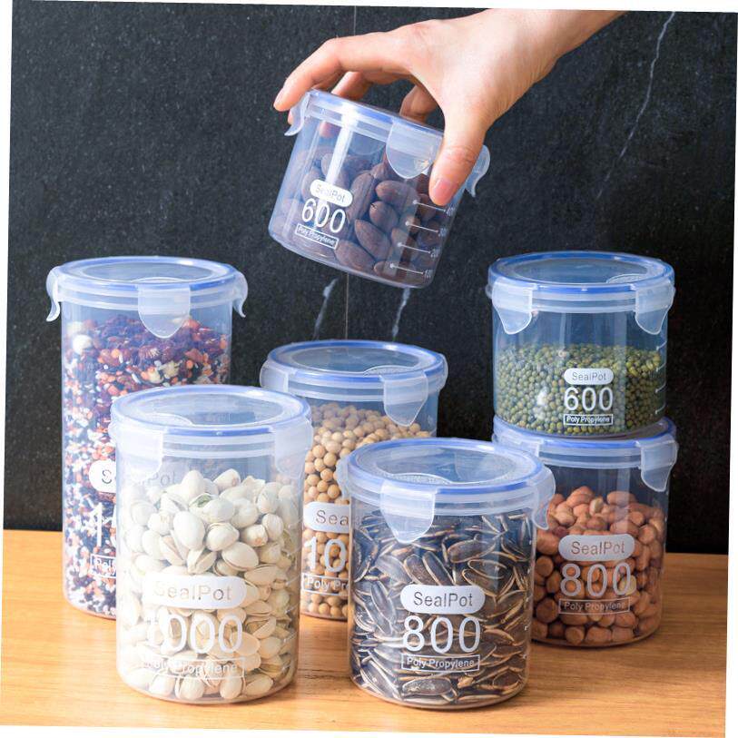 Airtight Kitchen Storage Jar Sealed Food Container Gra密封罐