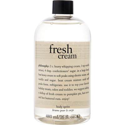 PHILOSOPHY FRESH CREAM; BODY SPRITZ 16 OZ