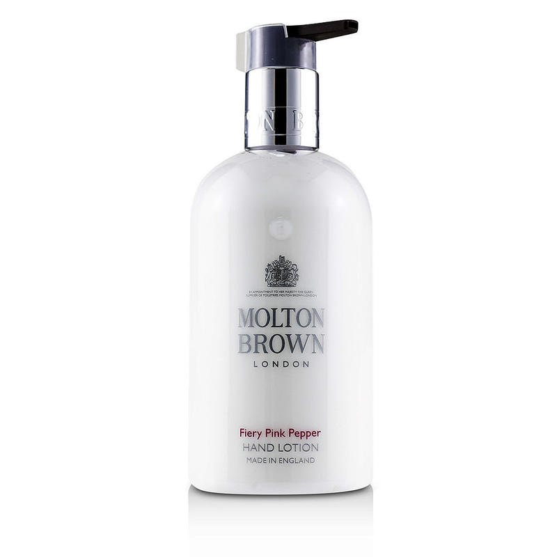 --Molton Brown; day care; Fiery Pink Pepper Hand Lotion