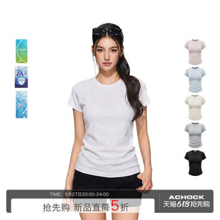【Achock官方店】7A抗菌皮抑螨凉感短袖夏户外运动亲肤透气T恤女