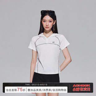 【Achock官方店】基础修身显瘦防晒t恤运动吸湿速干甜辣女生短袖