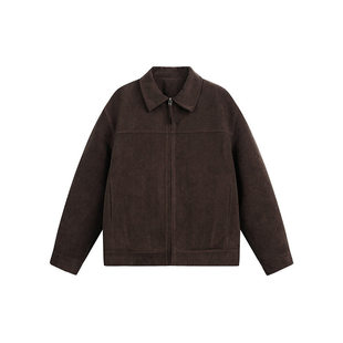 复古不臃肿棉衣男式 NKAOL羊羔绒夹棉加厚外套冬季 棉服潮牌美式