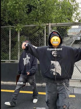 原版开发Enfants Riches Deprimes ERD SS24麦当娜贴布卫衣