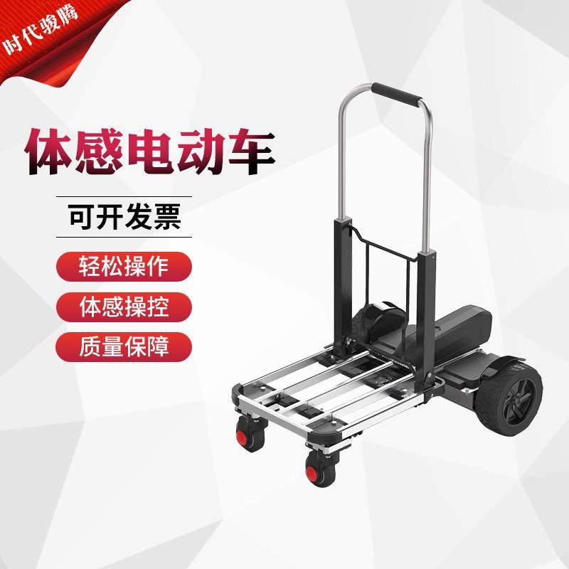 体感式电动搬运车室内户外电动小推车150kg两轮电动行走搬运车