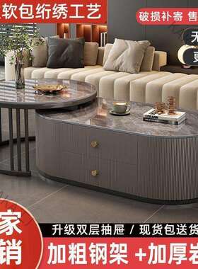 LCP2茶几电视柜家用客蕞新款套装软包轻奢组合餐桌两用桌