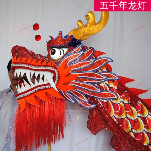 绸布龙龙灯舞龙道具舞龙绸段龙舞龙舞狮道具五千年龙灯河南龙