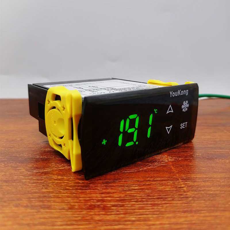 新款电子数显触摸屏温控器风冷冷冻微电脑温度控制器仪表两大从优