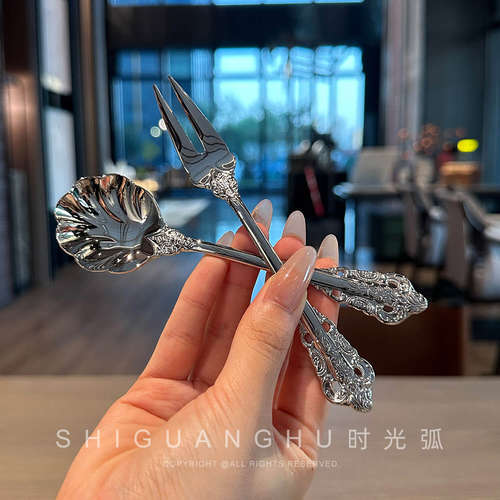 出美国高货古典儿童勺子