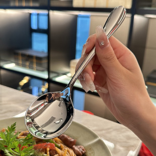 不锈钢勺子大头喝汤勺喝粥勺子西餐勺吃饭勺 非常推荐 经典 款