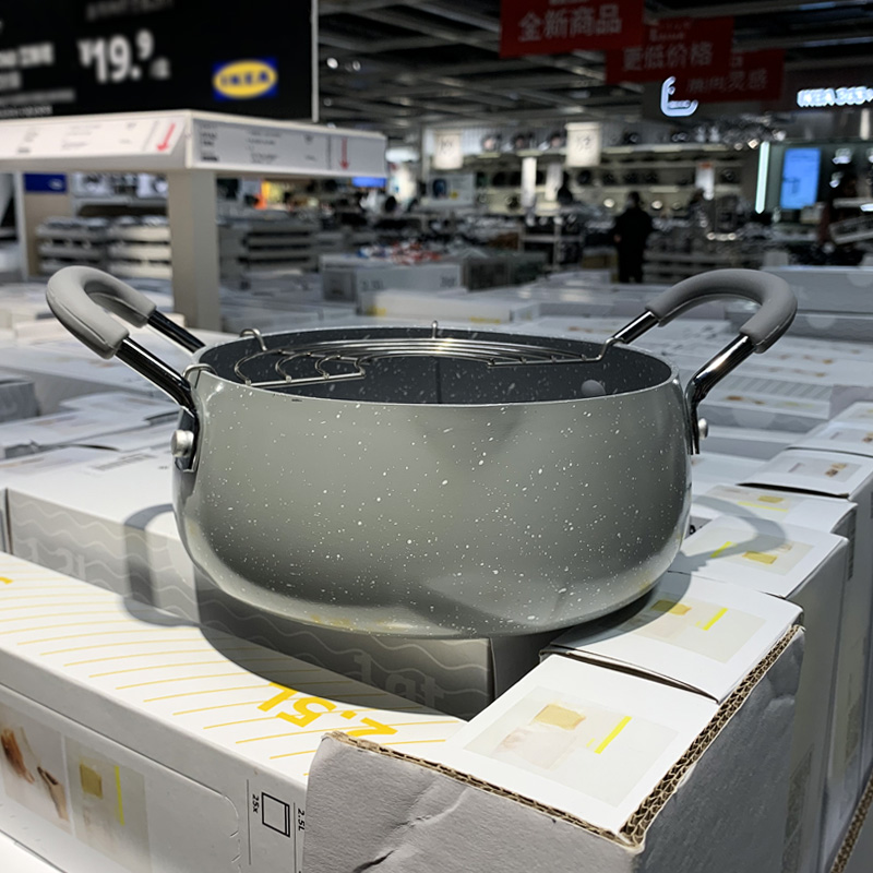 天妇罗油炸锅家用小麦饭石炸油锅