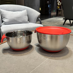 *老板娘自留款*304不锈钢盆烘焙打蛋盆和面盆揉面盆带盖子料理盆