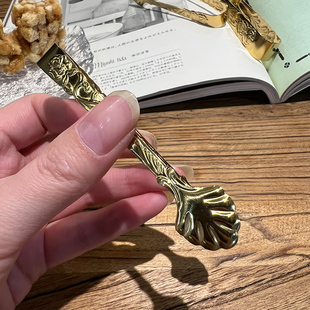 浮雕 美式 漂亮 冰块夹304不锈钢方糖夹咖啡夹 老板娘自留款