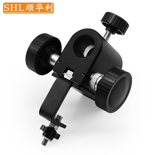 SHL/顺华利 工业相机万向支架CCD检测台测试实验摄像头调焦升降机构固定M3/M6孔位1/4螺丝安装夹具