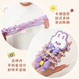 Детская безвредная милая резинка для волос, эластичный аксессуар для волос, в корейском стиле, не повреждает волосы