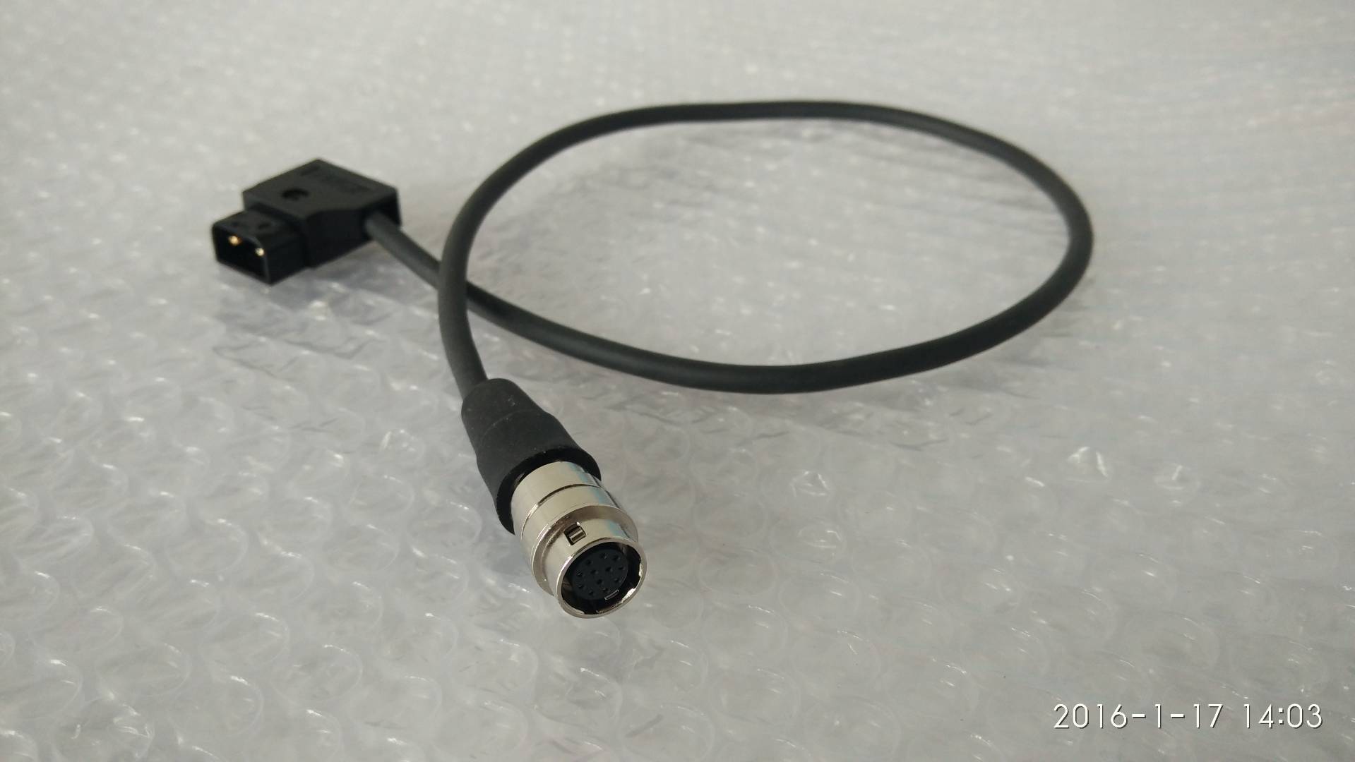 D-Tap B口 B4 2/3镜头供电线 适用佳能富士通镜头12Vdc电源连接线