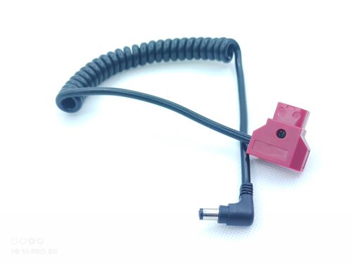 D-TAP BMCC BMPC 4K摄像机供电线B型口转DC2.5弹簧线监视器电源线