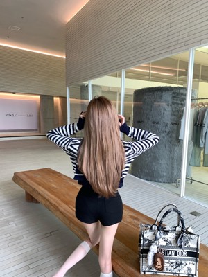 COOLLINE林子熙百搭黑色短裤