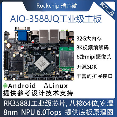 工业级AIO-3588JQ主板BTB8K6Top