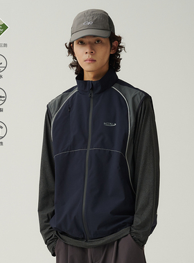 BUTTBILL BETA 23FW特氟龙三防拼接马甲户外运动反光立领叠穿背心