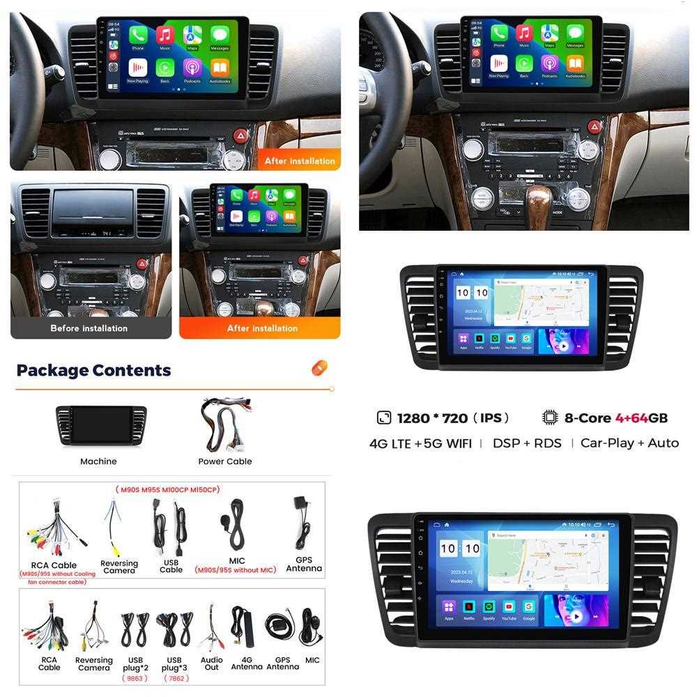 适用于Subaru Lecy Outback 2003-2009斯巴鲁傲虎/力狮车载导航