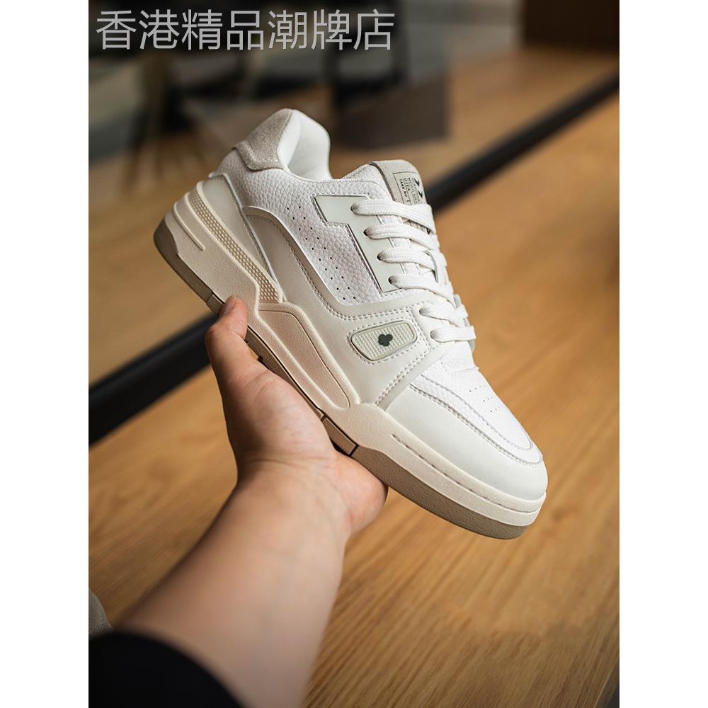 香港专柜奢侈品板鞋百搭真皮休闲男鞋透气运动鞋潮鞋时尚小白鞋男