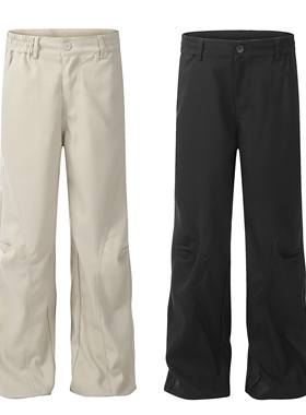 Goinsk 裤子男款春秋季美式休闲微喇阔腿裤松弛感cleanfit休闲裤