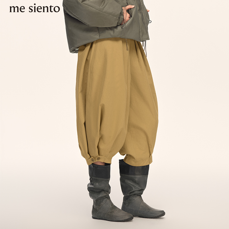 mesiento25AW灯笼裤休闲裤