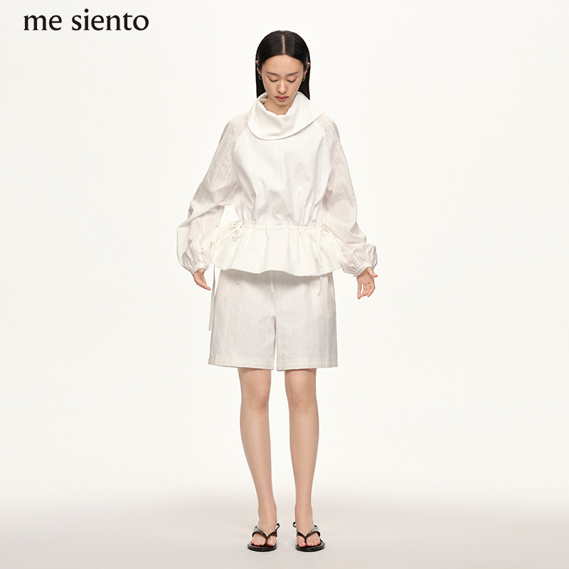 mesiento短裤抽绳休闲短裤