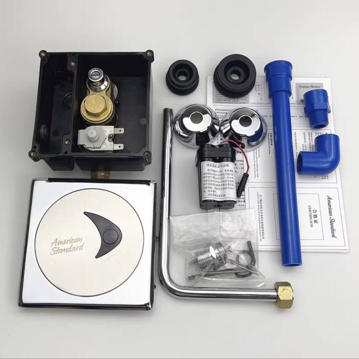 美标小便斗感应器配件变压器8604探头电池盒8004电磁阀龙头感应器