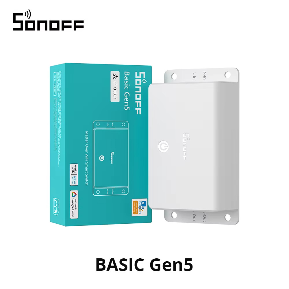 SONOFF Basicgen5易微联Matter智能WiFi开关通断器支持Apple Home