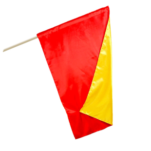 元旦演出旗子定制舞台道具跳舞比赛挥舞旗帜定做幼儿园儿童成人排练方队运队会指挥舞蹈旗手摇红黄双面表演旗