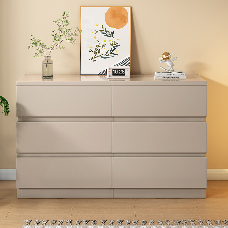 实木斗柜简约现代卧室床尾置物五斗柜客厅靠墙储物加宽六斗收纳柜